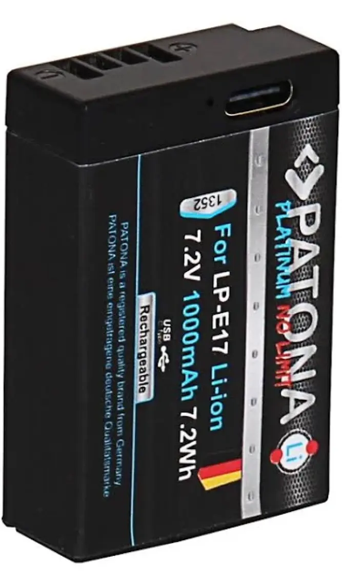 Platinum Canon Lp-e17 Usb-c Girişli Batarya Pil
