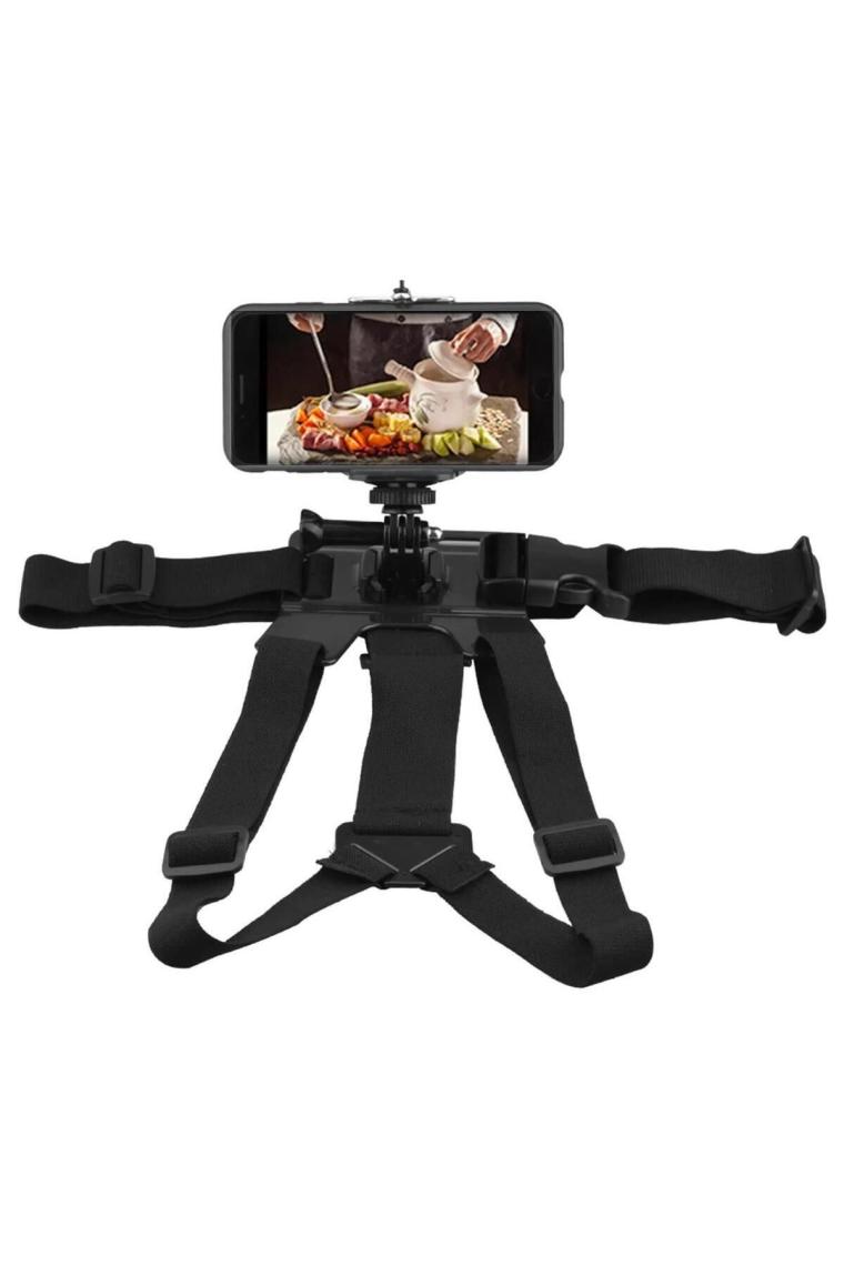Gplus GP6026PVJ Cep Telefonu Uyumlu Göğüs Kemeri Vlog Video Çekim Seti