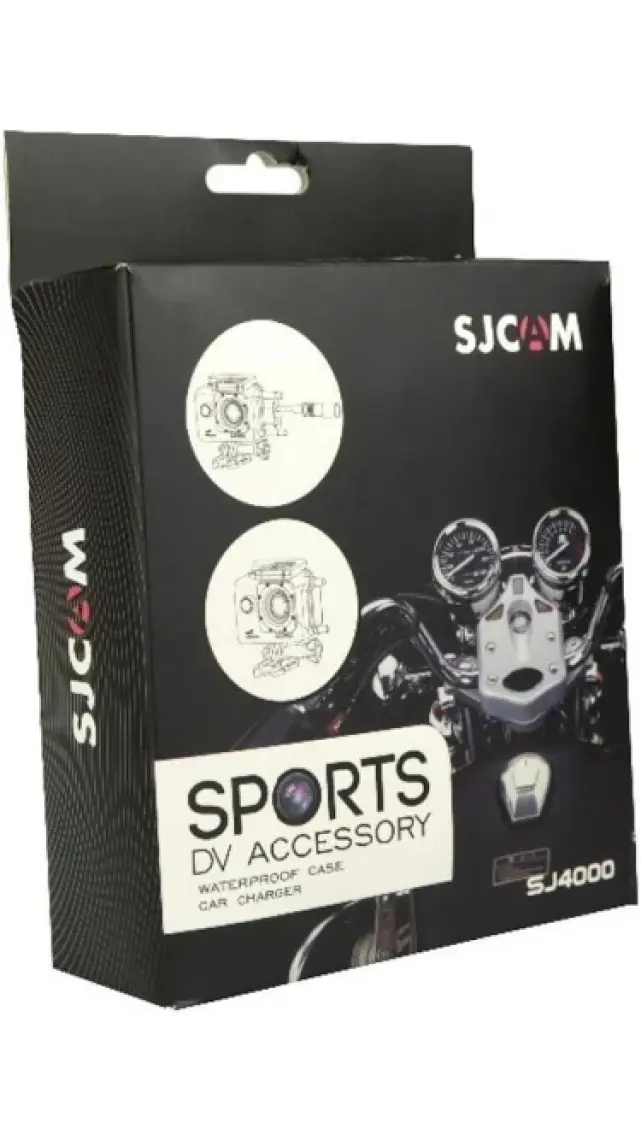 Sjcam SJ4000 Motosiklet Şarjı ve Su Geçirmez Housing Kılıf