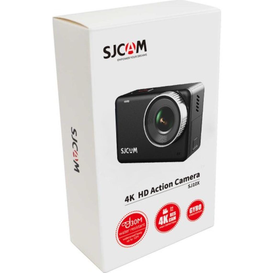Sjcam Sj10x Wifi 4K Uhd 240fps Ağır Çekim 2.33 inç Su Geçirmez Kasa 160° 1300mah 16mp Aksiyon Kamerası Siyah