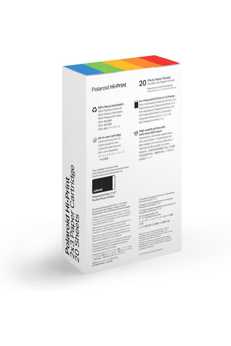 Hi·Print 2x3 Paper Cartridge Generation 2 – 20'li