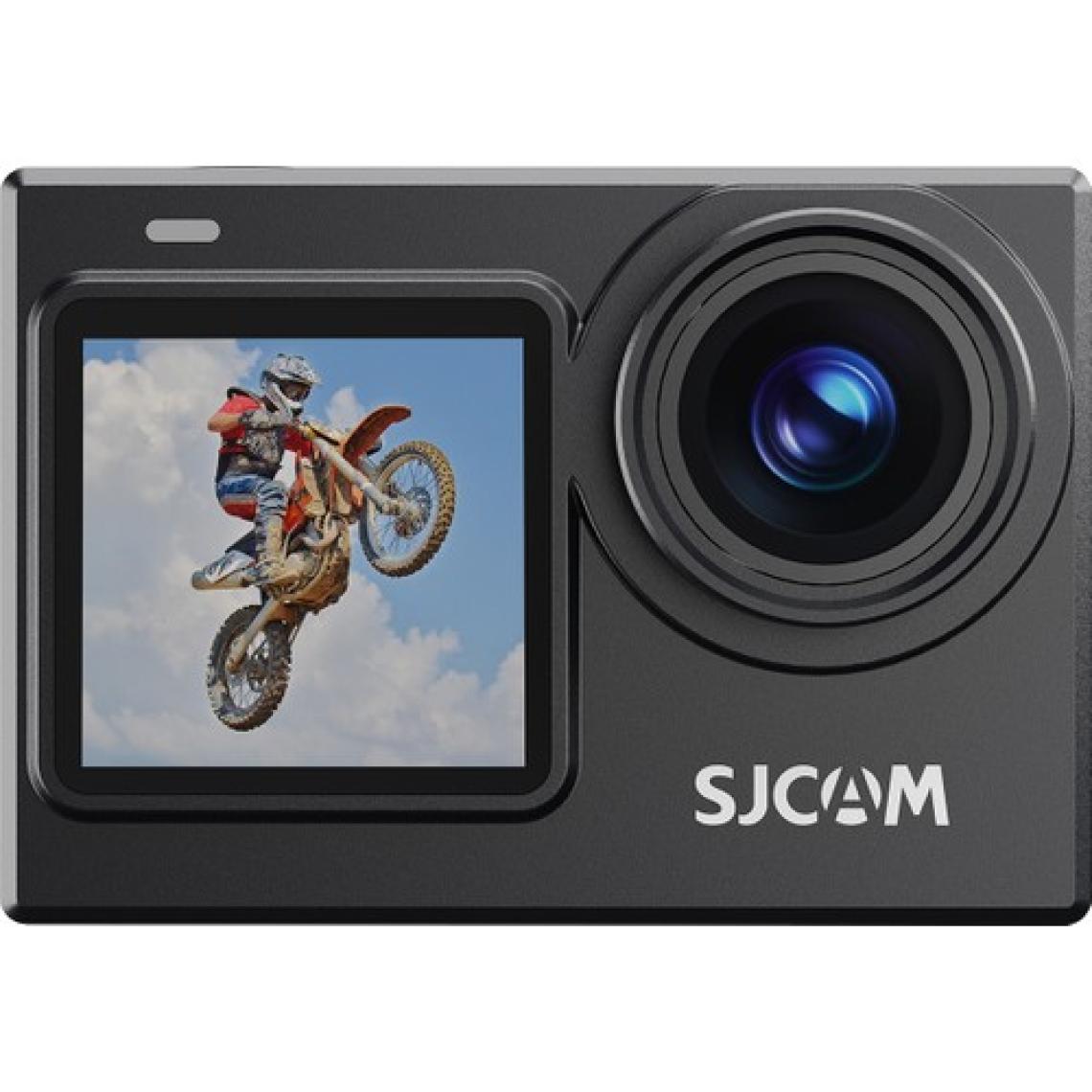 Sjcam Sj6 Pro Wifi 4k/60 UHD 24MP 165° Geniş Açı 1000MAH 2”/1.3” Çift Ekranlı Aksiyon Kamerası Siyah