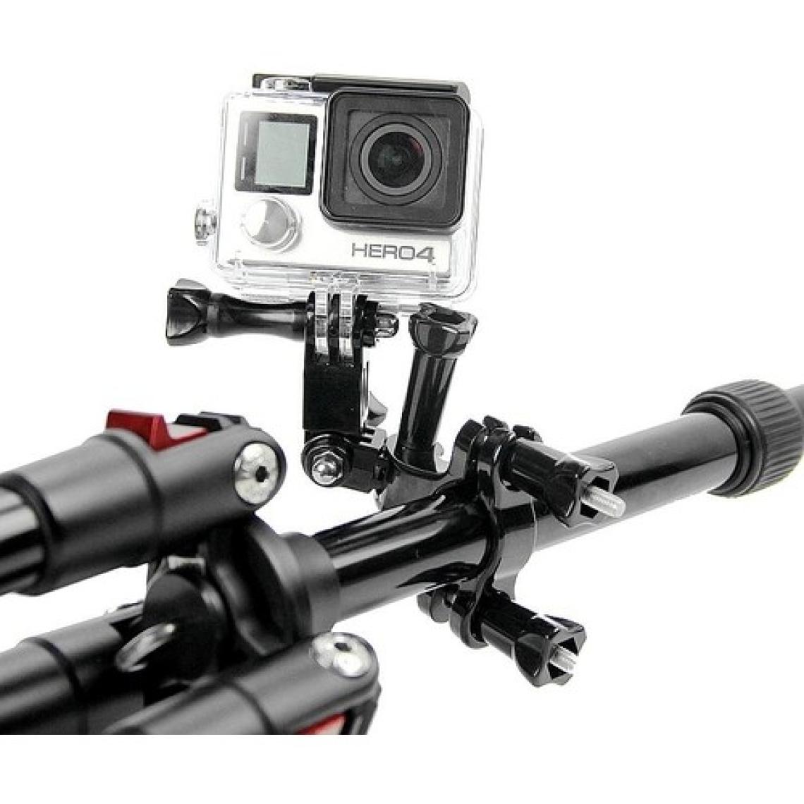 Gplus GP02 Gopro 10 Sjcam SJ4000 Eken H9R Aksiyon Kamera Üç Yollu Motor Bisiklet Aparatı