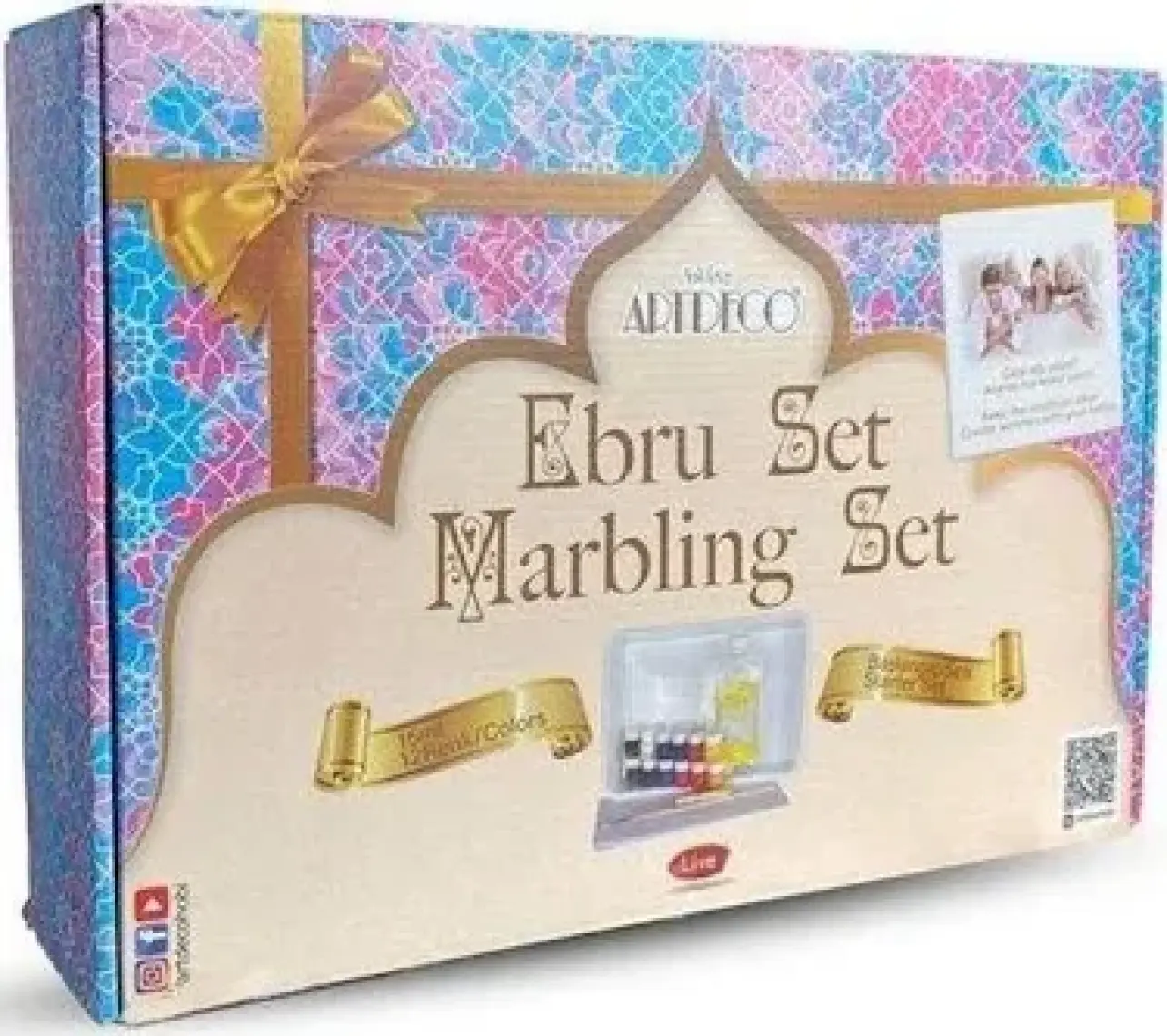 Artdeco Ebru Başlangıç Seti (A4 Tekneli) 12X15ML