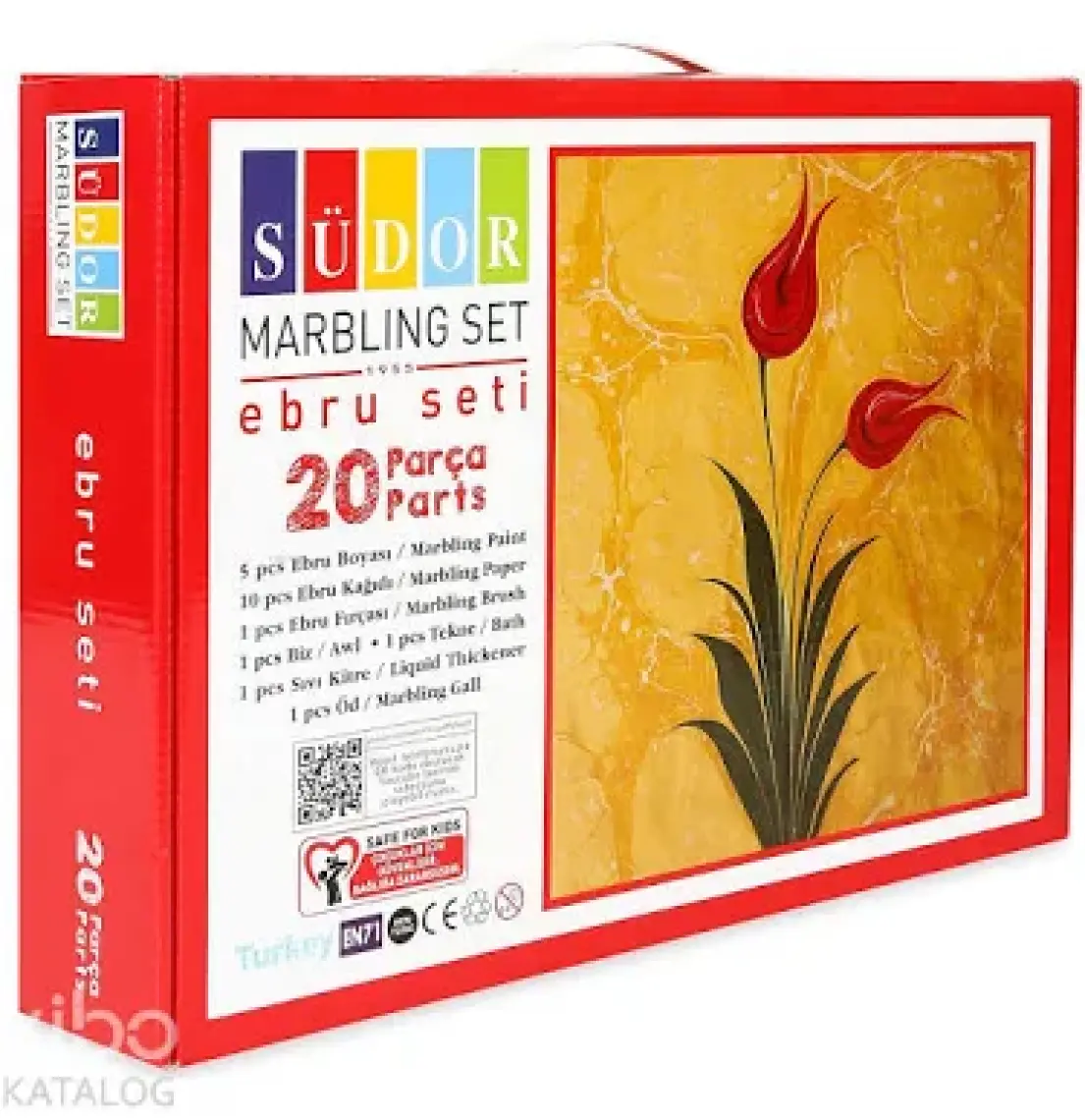Südor Ebru Boya Başlangıç Seti 20 Parça