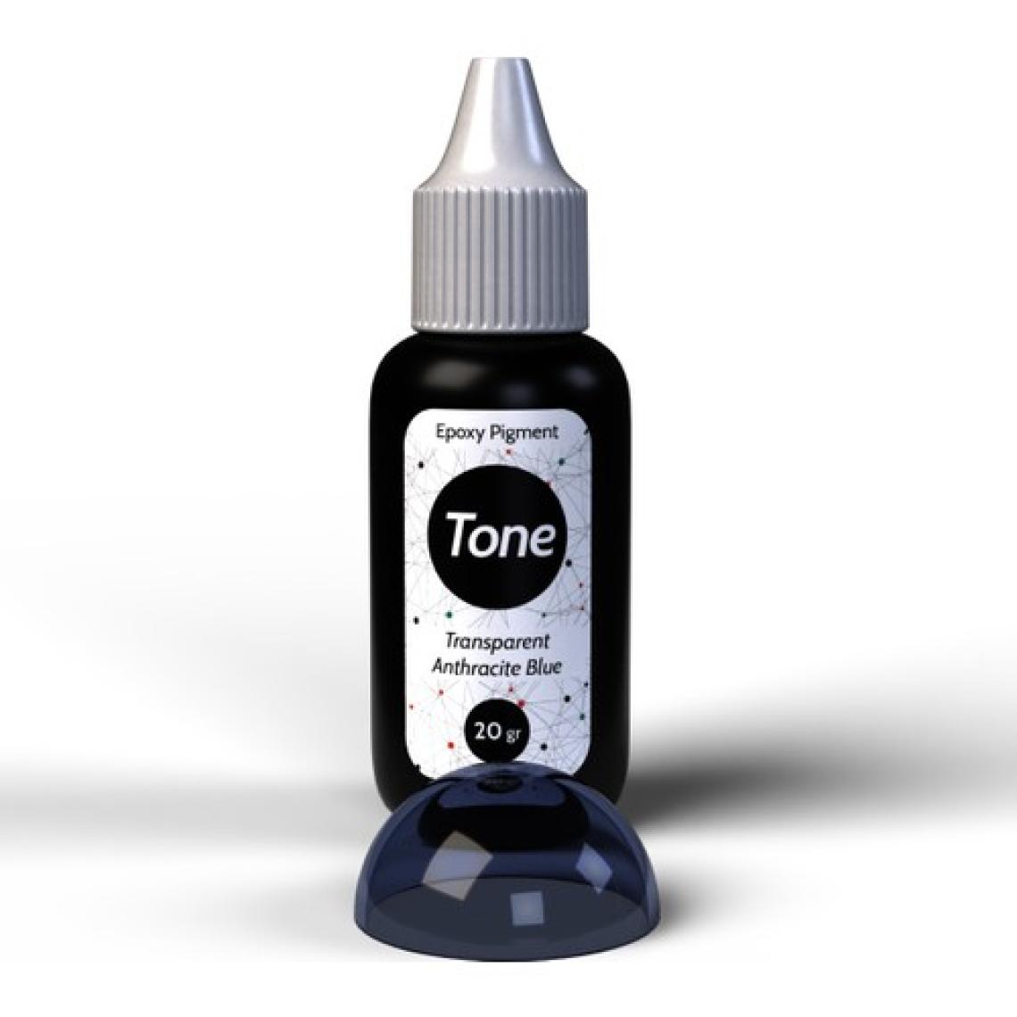 Resinin Tone Transparent Anthracite Mavi Transparan Epoksi Pigment Renklendirici 20 gr