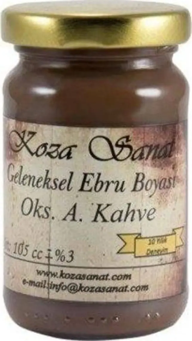Koza Sanat Ebru Boyası Ezilmiş Oksit Kahve 105 cc Gln - 401