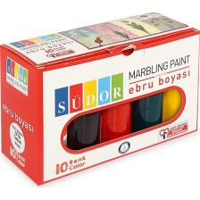 Südor Ebru Boyası Set 10X25 Ml Sd890