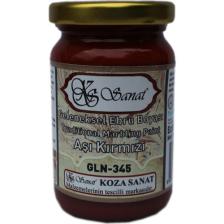 Koza Sanat Ebru Boyası Aşı Kırmızı 105 cc - Gln -345