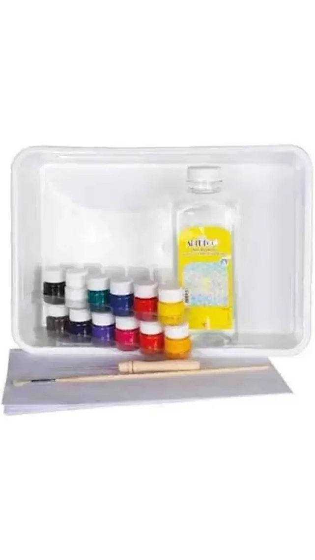 Artdeco Ebru Başlangıç Seti (A4 Tekneli) 12X15ML