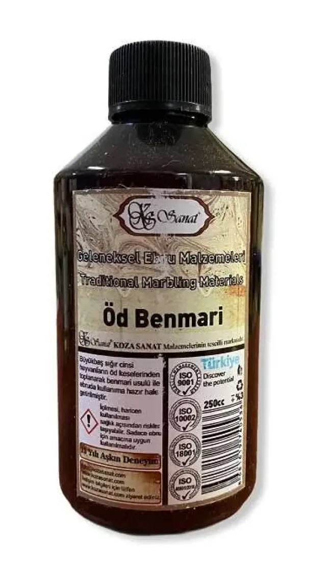 Koza Koza Ebru Malzemeleri Öd Benmari Kokusuz 250 Cc