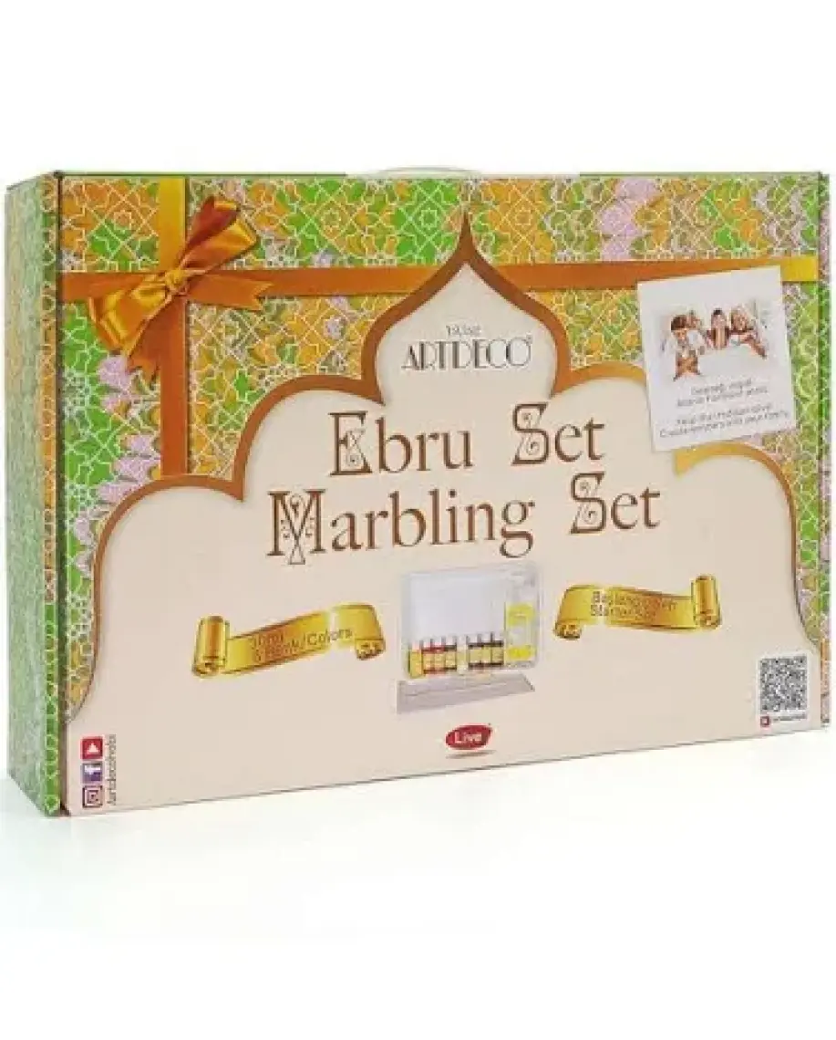 Artdeco Ebru Başlangıç Seti 8 Renk 30 ml