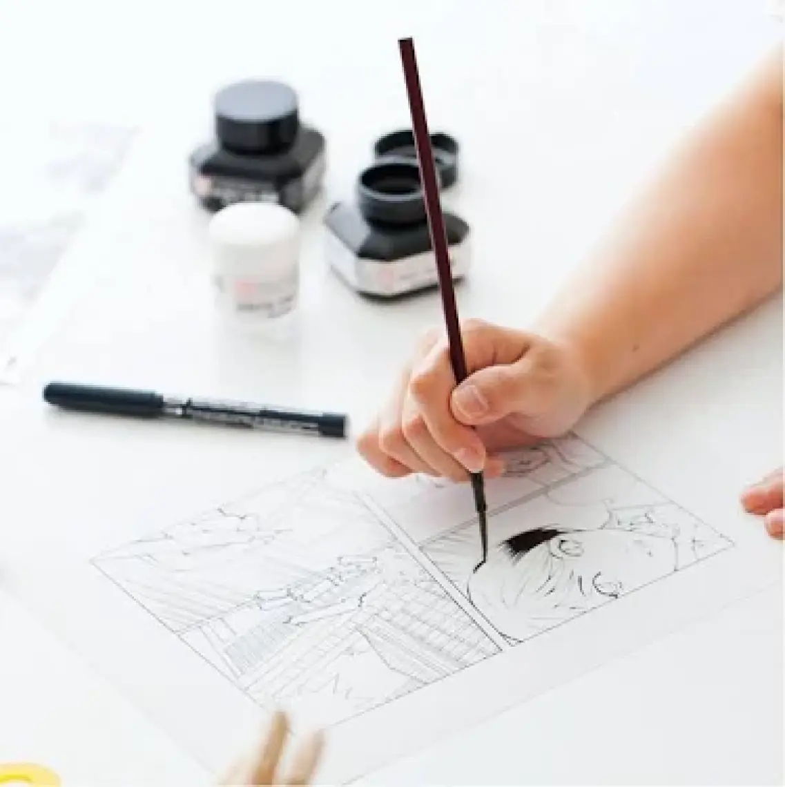 Zig Cartoonist Sumi Ink Siyah - Black 60ML