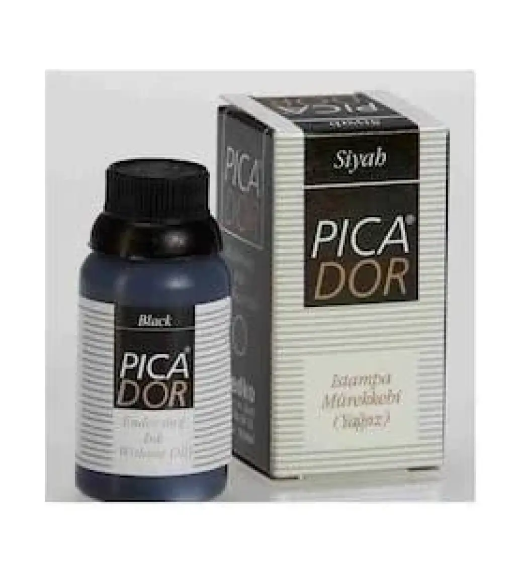 Picador 50 ml Siyah Istampa Mürekkebi