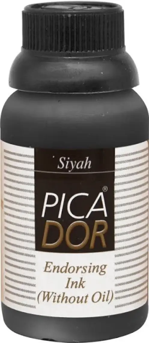 Picador 50 ml Siyah Istampa Mürekkebi