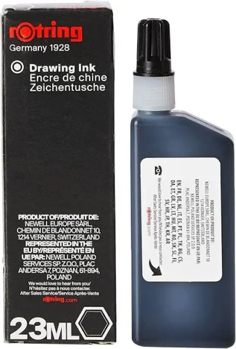 Rotring Rapido Mürekkebi 23Ml Siyah 194660