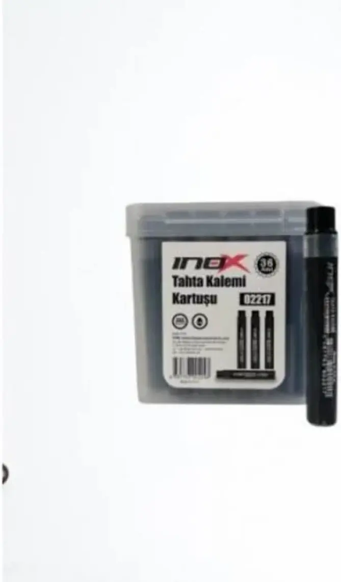 Inox Tahta Kalemi Kartuşu Yedek 36'lı Siyah
