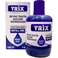 Trix Tahta Kalemi Mürekkebi 100 Ml Mavi T-839