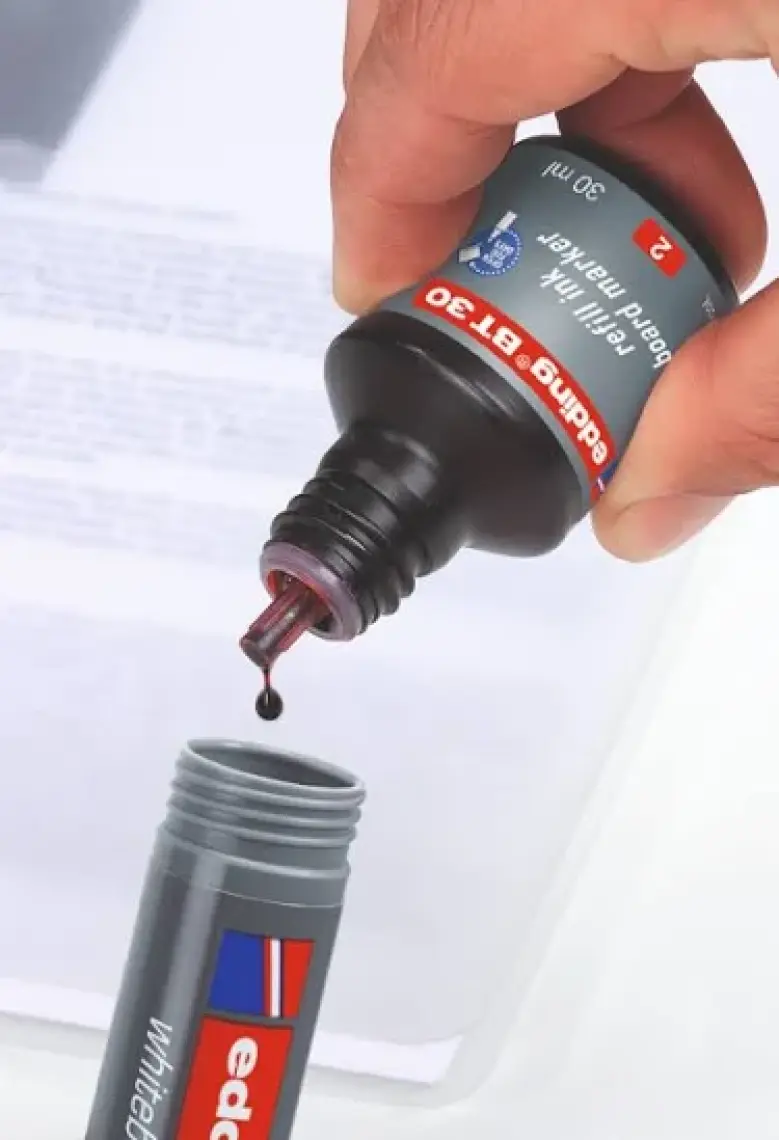 Edding Beyaz Tahta Mürekkebi 30 Ml E-Bt30 Mavi