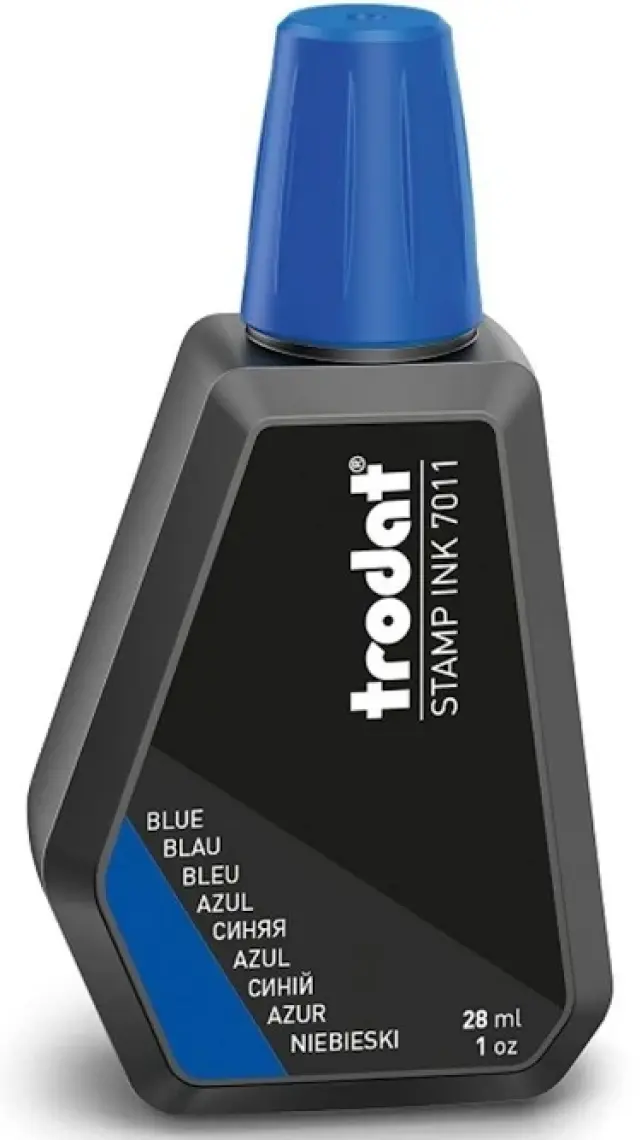 Trodat Istampa Mürekkebi 28 Ml Mavi