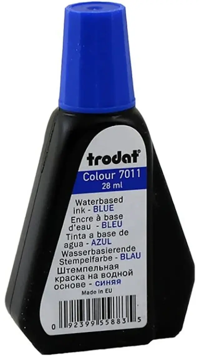 Trodat Istampa Mürekkebi 28 Ml Mavi