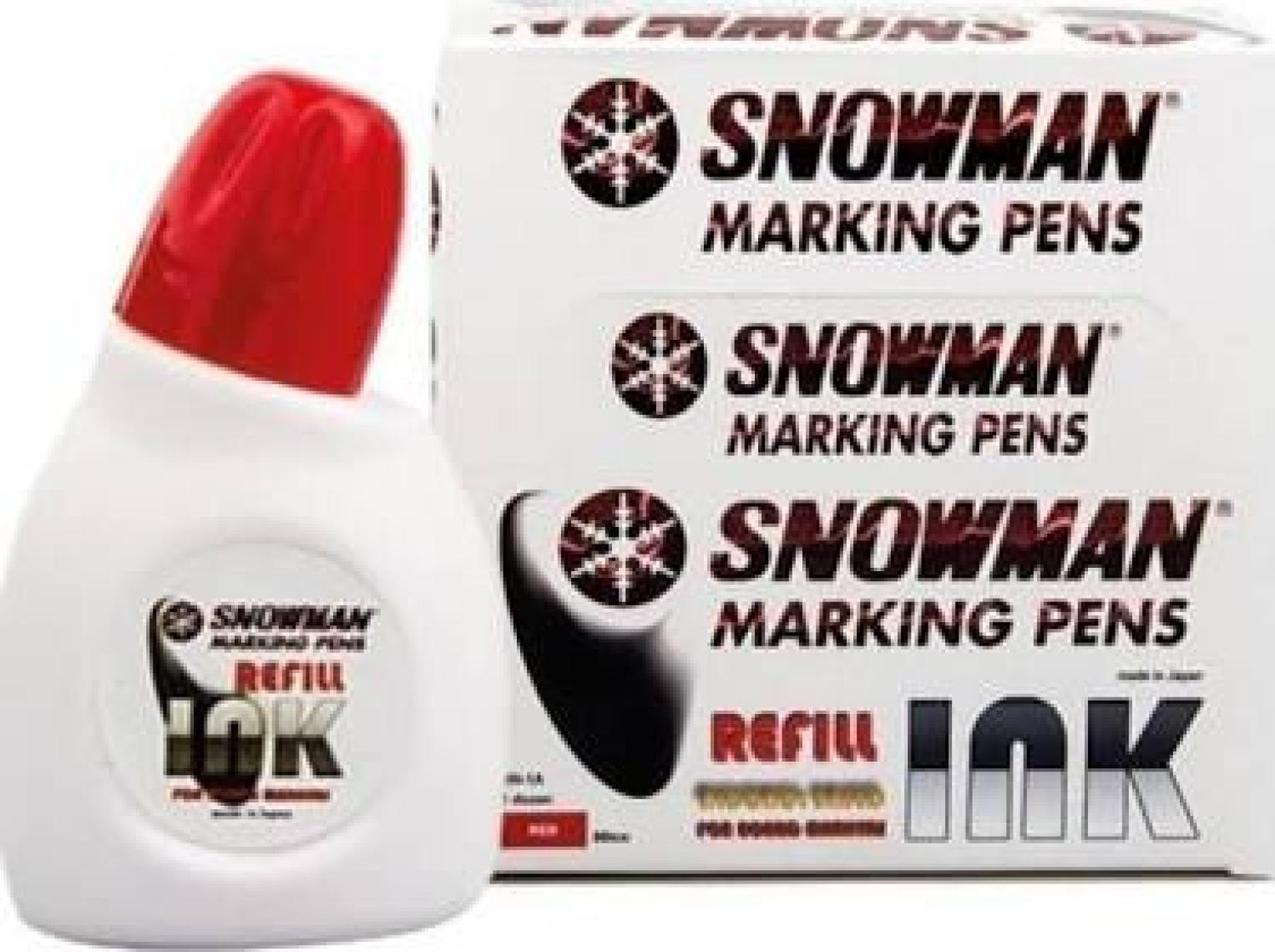 Snowman Beyaz Tahta Kalemi Mürekkebi 30Cc Kırmızı