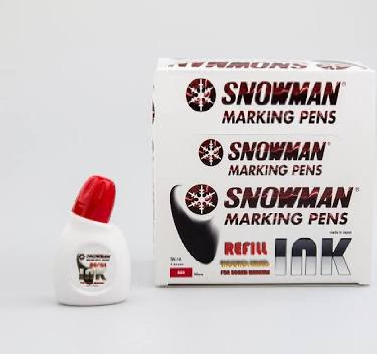 Snowman Beyaz Tahta Kalemi Mürekkebi 30Cc Kırmızı