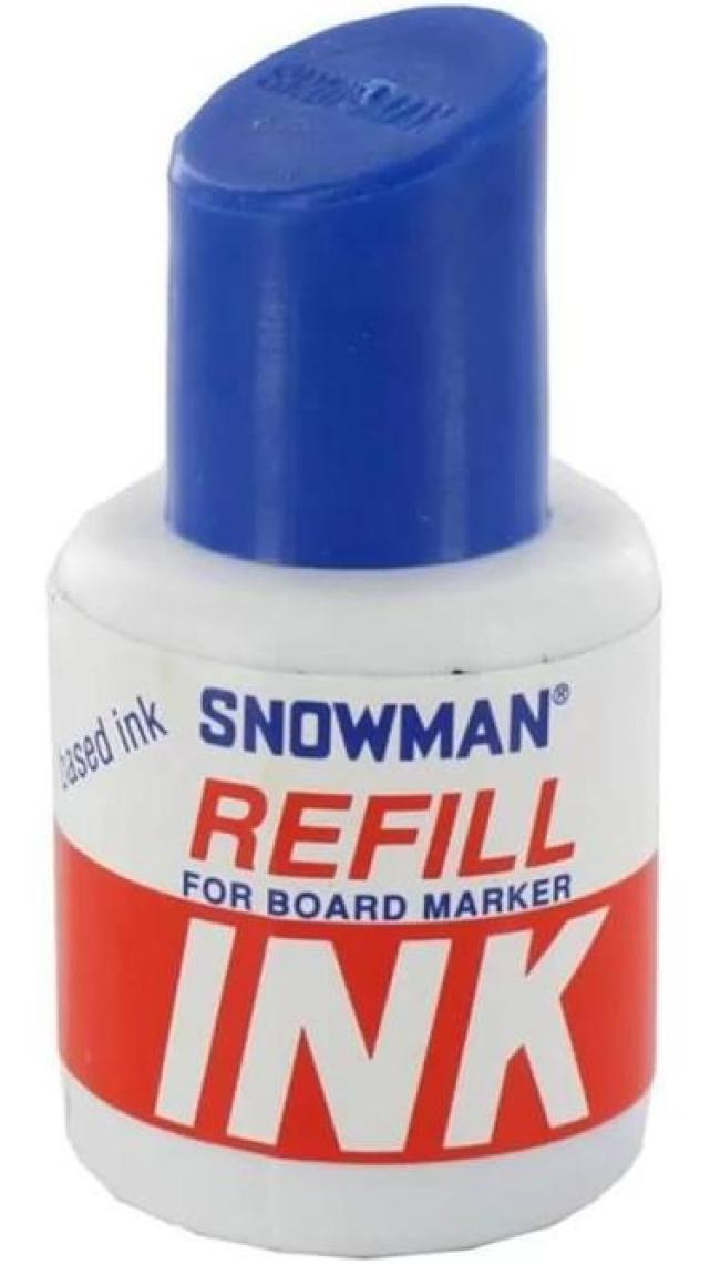 Snowman Beyaz Tahta Kalemi Mürekkebi 30Cc Kırmızı