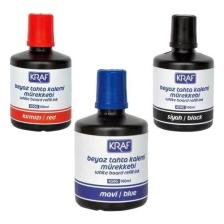 Kraf 450G Beyaz Yazı Tahtası Mürekkep Seti 3 Renk x 100 ml