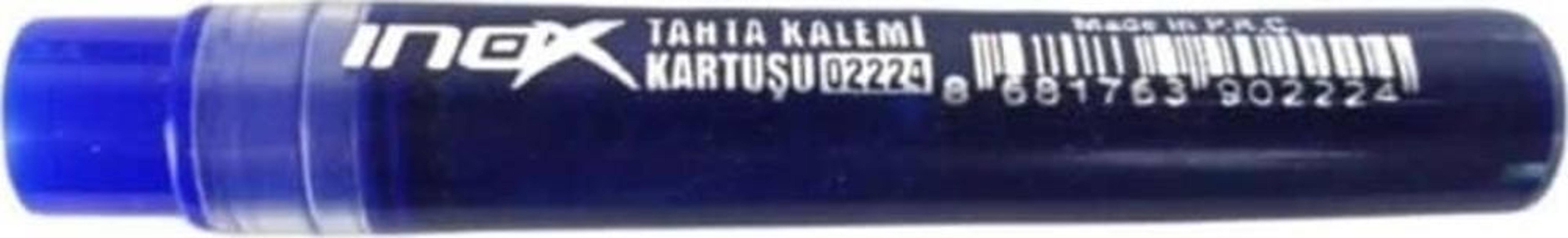 Inox Beyaz Tahta Kalemi Kartuşu Mavi 36'lı