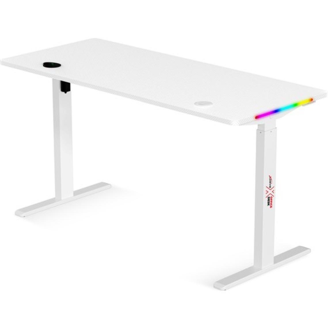 xDrive Rüzgar Yükseklik Ayarlı RGB Oyuncu & Çalışma Masası Beyaz ( 140x60 )