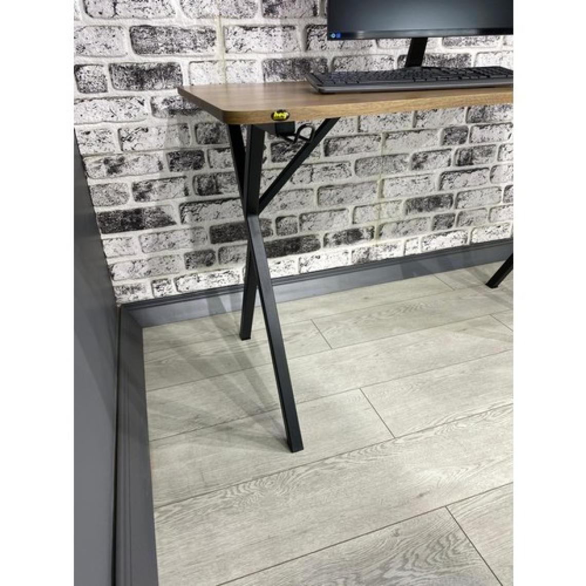 Hey Modüler Mobilya Heygaming Profesyonel Oyuncu Masa Ceviz Siyah Bilgisayar Çalışma Masası 120 Cm