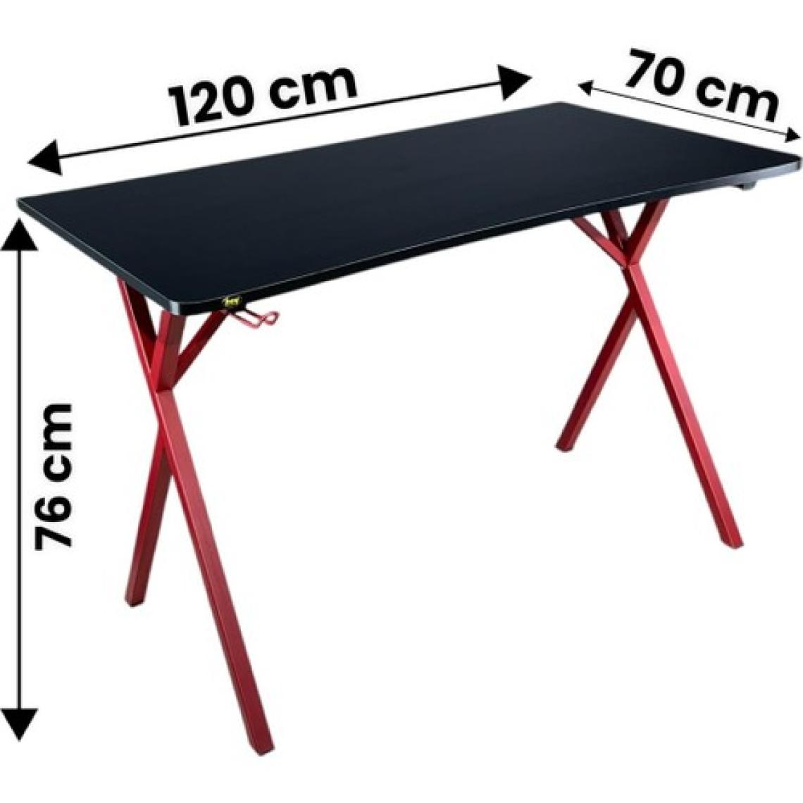 Hey Modüler Mobilya Heygaming Profesyonel Oyuncu Masa Siyah Kırmızı Bilgisayar Çalışma Masası 120 Cm