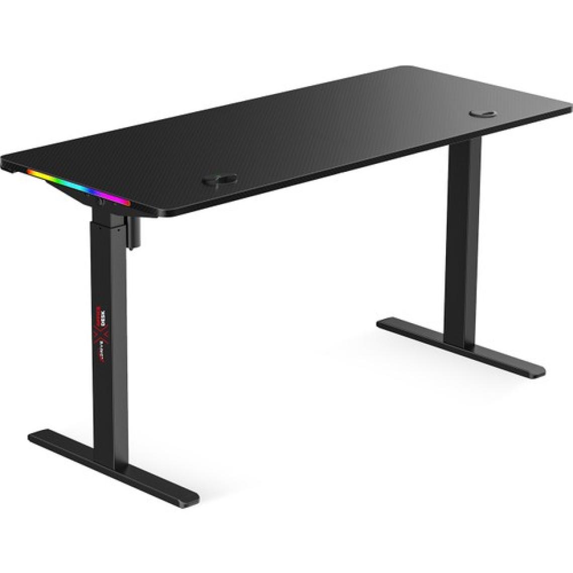 xDrive Rüzgar Yükseklik Ayarlı RGB Oyuncu & Çalışma Masası Siyah ( 140x60 )