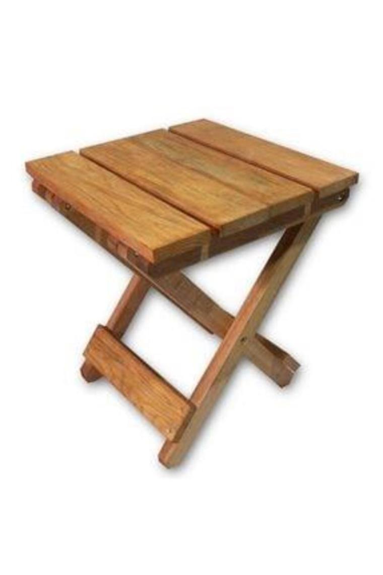 Ahşap Katlanır Tabure 1 Adet 30 Cm X 36 Xm