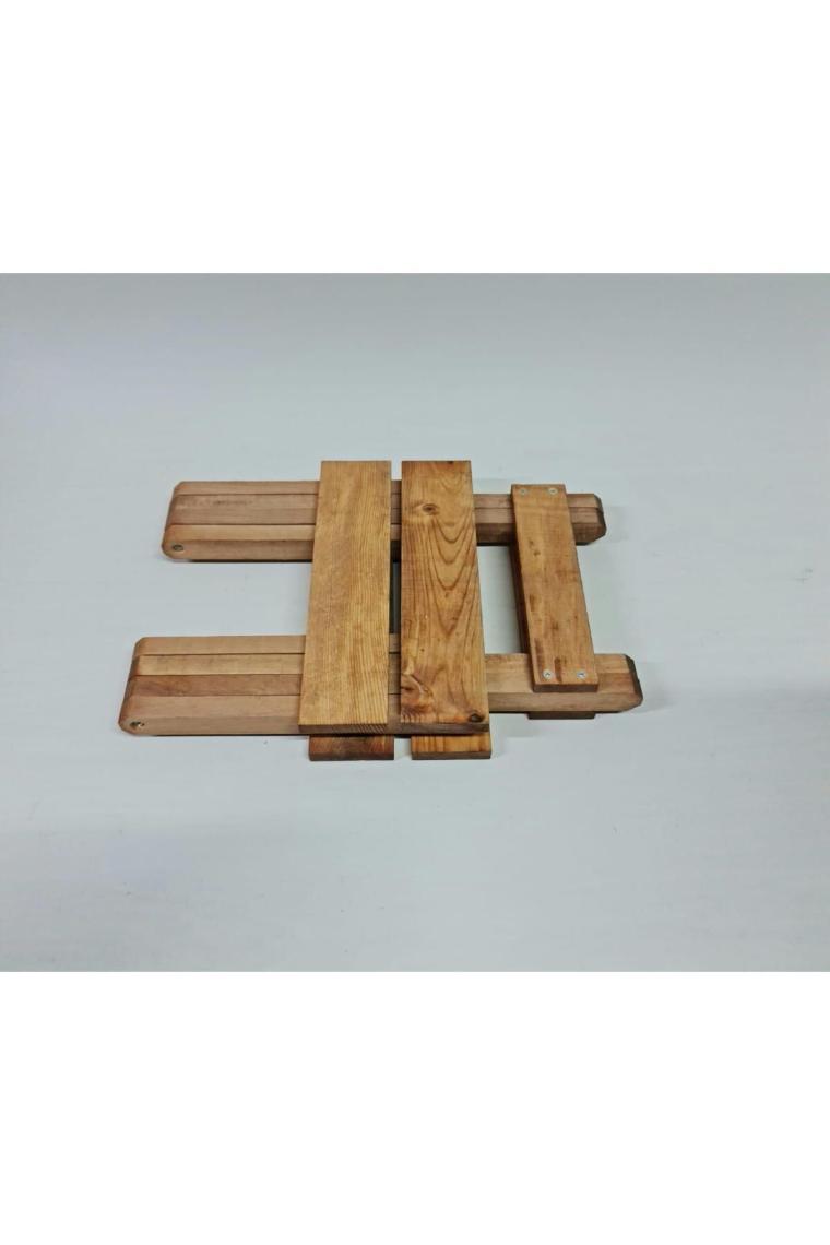 Ahşap Katlanır Tabure 1 Adet 30 Cm X 36 Xm