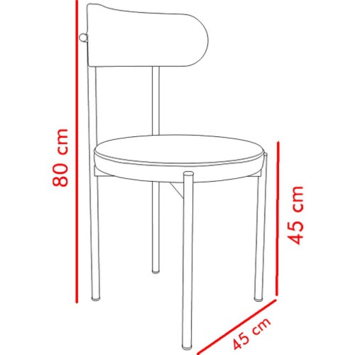 EVDEMO Trend 4 Kişilik Modern Suntalam Mutfak Masa Takımı 120x80 cm, Beyaz-Krem-Siyah, Toz Boyalı Metal Ayaklar