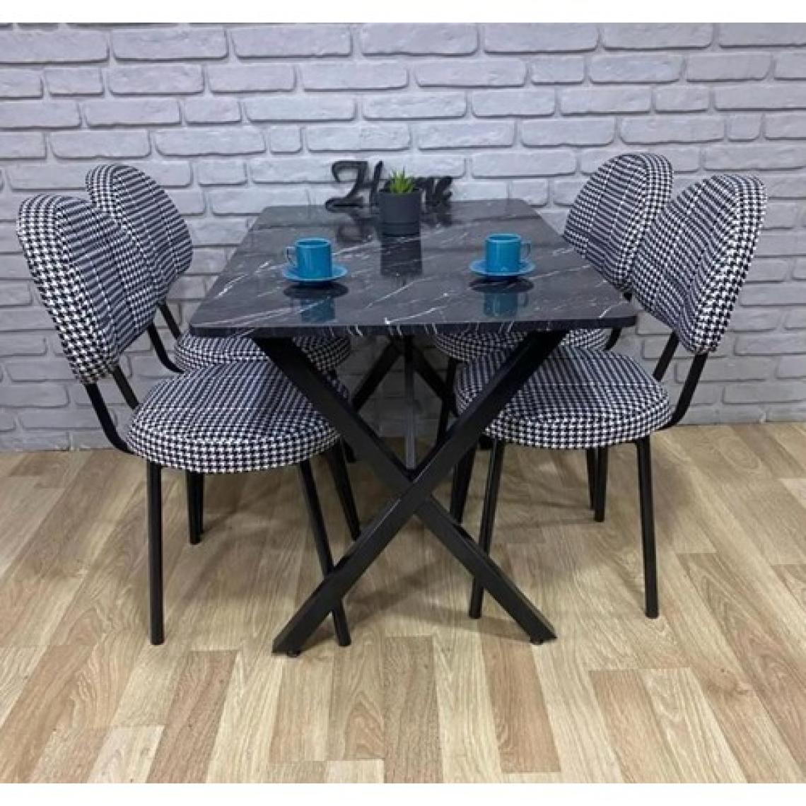Bambeds Mobilya Masa Takımı Yemek Masası 70X110  4 Sandalye