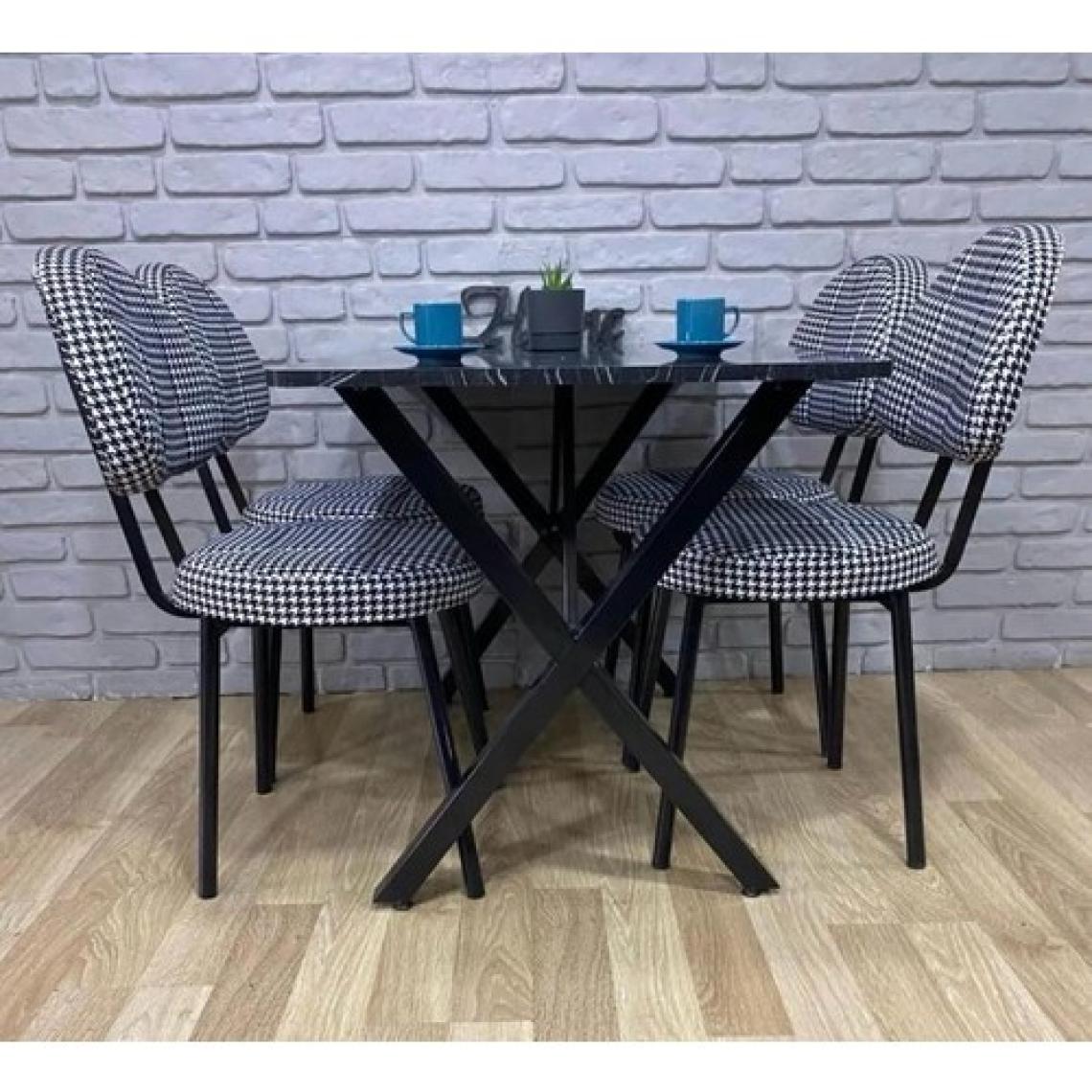 Bambeds Mobilya Masa Takımı Yemek Masası 70X110  4 Sandalye