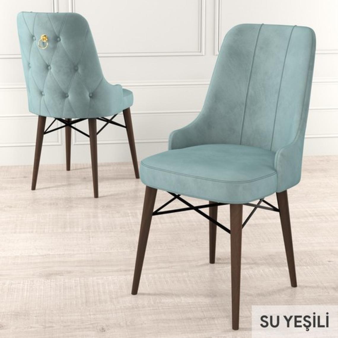 Canisa Concept Are Serisi, 80X132 Açılabilir Mdf Masa, Barok Ahşap Desenli Mutfak Masa Takımı, 6 Sandalye