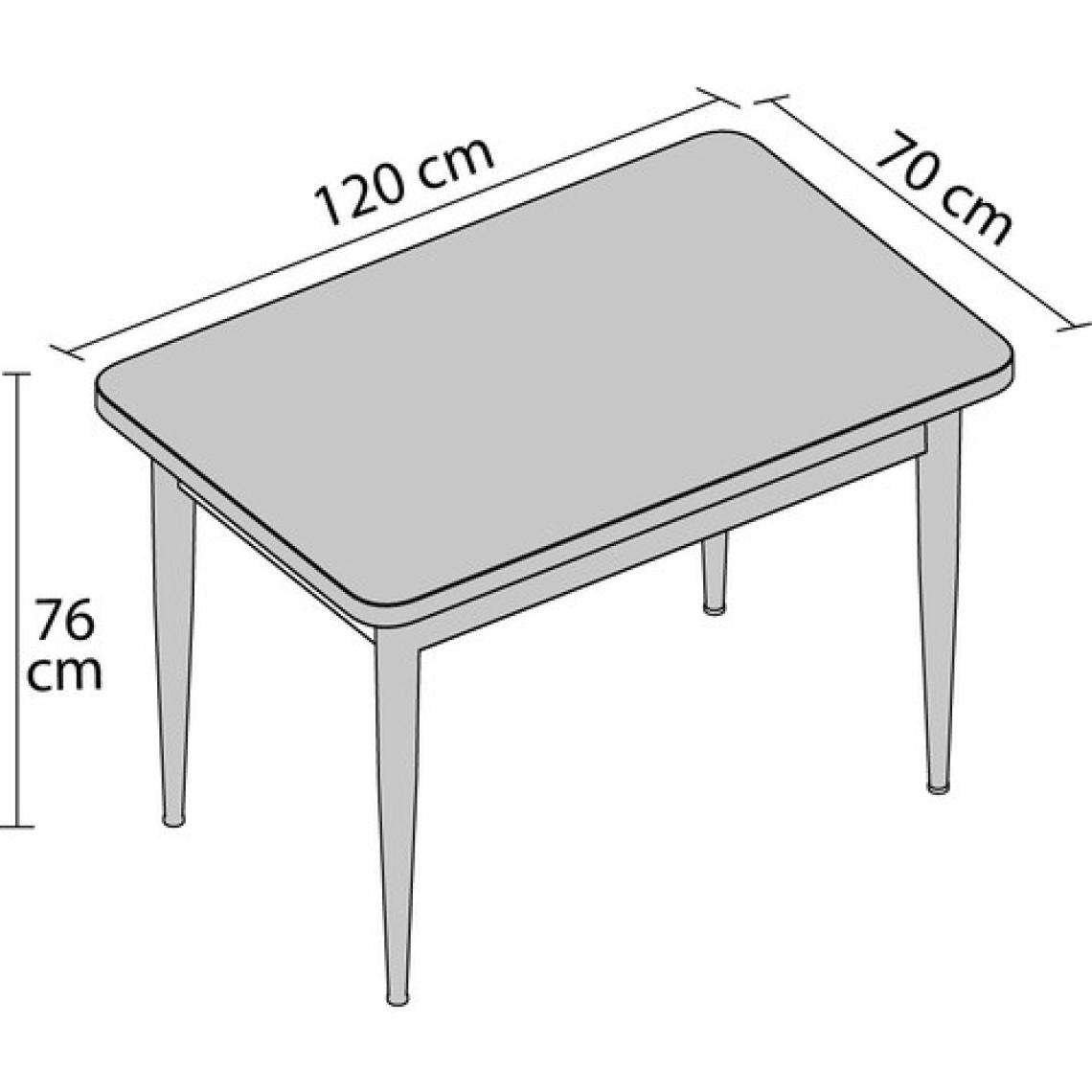 Gadahome 70X120 Mdf Mutfak Masası Beyaz