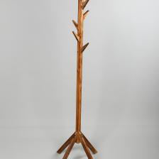 Talasch Ahşap Ayaklı Askılık Portmanto Modern Elbise Askısı Konfeksiyon 175 cm Naturel Ceviz