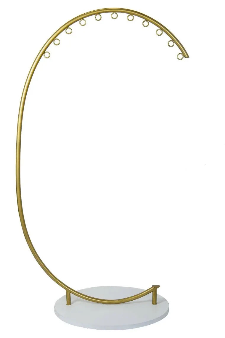 Fec Reklam Medusa Metal Ayaklı Askılık Konfeksiyon Askılığı Gold Elbise Askılığı Kıyafet Askılığı