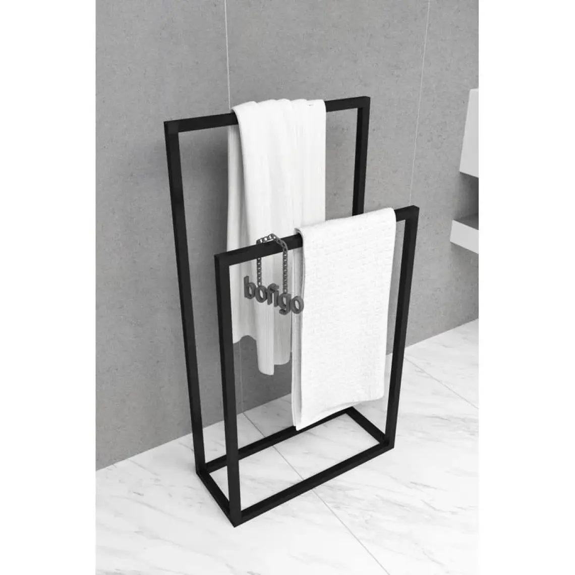 Bofigo Metal Havluluk Banyo Düzenleyici Dekoratif Havluluk