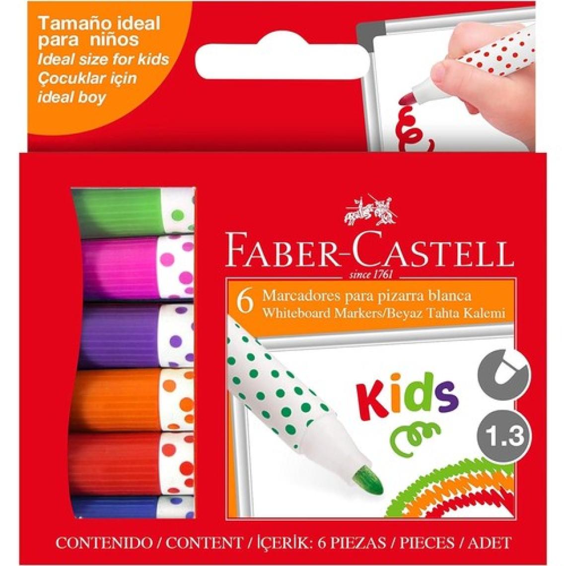 Faber-Castell Kids Beyaz Tahta Kalemi 6'lı