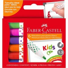 Faber-Castell Kids Beyaz Tahta Kalemi 6'lı