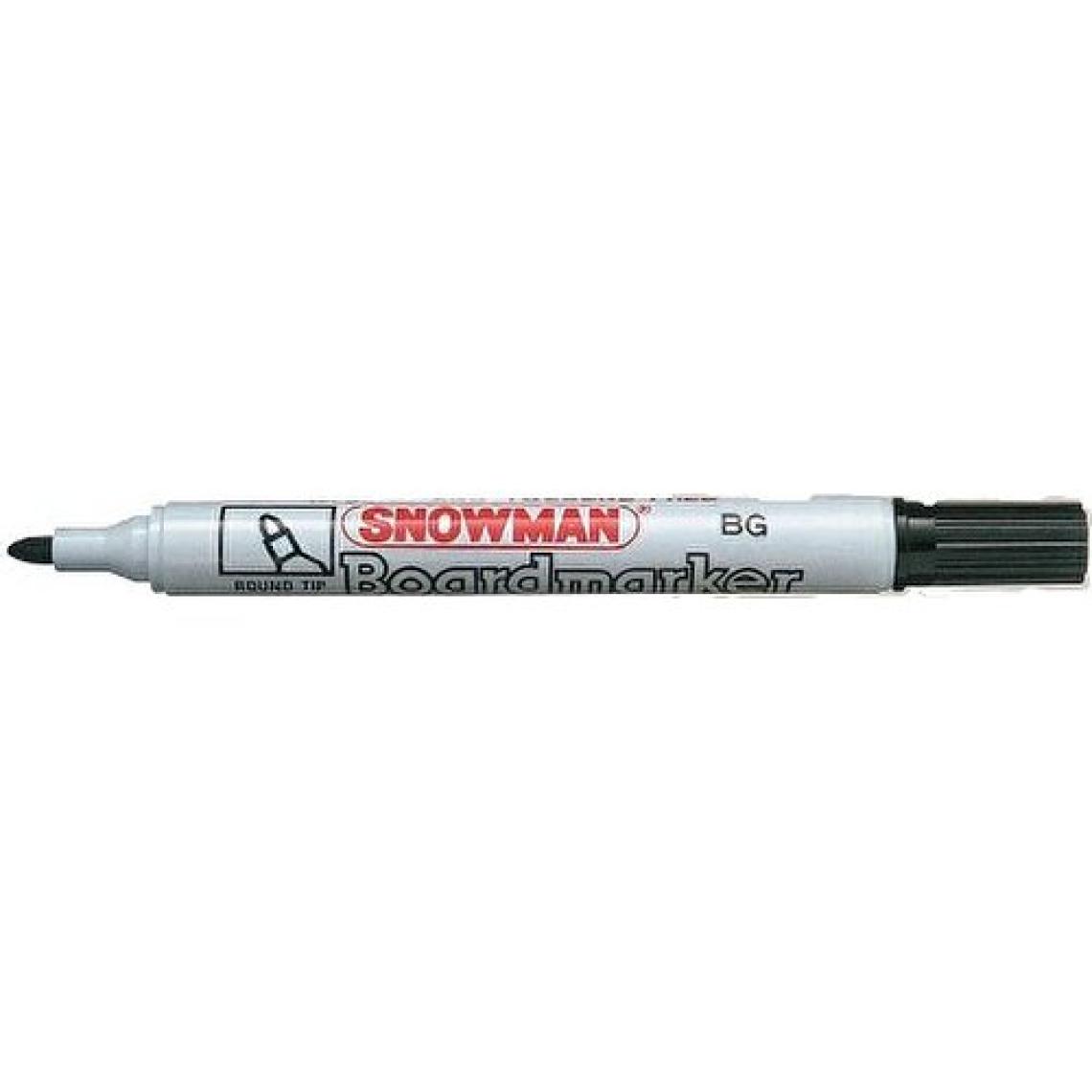 Snowman Tahta Kalemi BG-12 Yuvarlak Uç Siyah 12'li