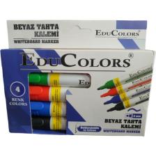 Cmk Edu Colors Doldurulabilir Beyaz Tahta Kalemi 4 Renk Set 4'lü Paket