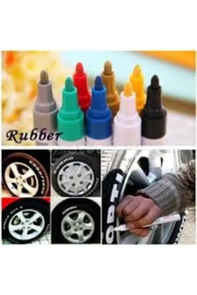 Mercure Paint Marker Silinmez Yazı Kalemi Metal Beyaz