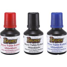 Brons Doldurulabilir Tahta Kalemi Mürekkebi 30 ml 3'lü Set